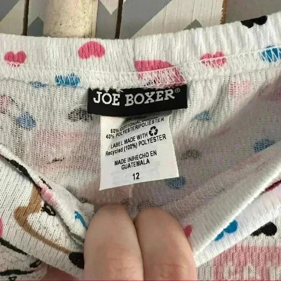 Joe Boxer Girl’s Thermal Ribbed Knit Pajamas, size 12 - Picture 8 of 8